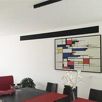 Photo de nos clients: Abstraction dans le style de Piet Mondrian par Art & Soul Creations, sur toile