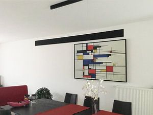 Abstraction in Piet Mondrian style