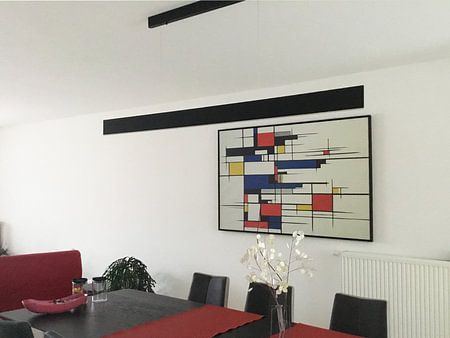 Abstraction in Piet Mondrian style