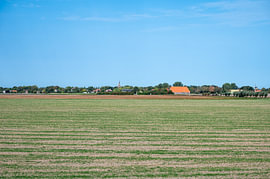 Farbfelder der Landschaft von Zeeland von Werner Lerooy