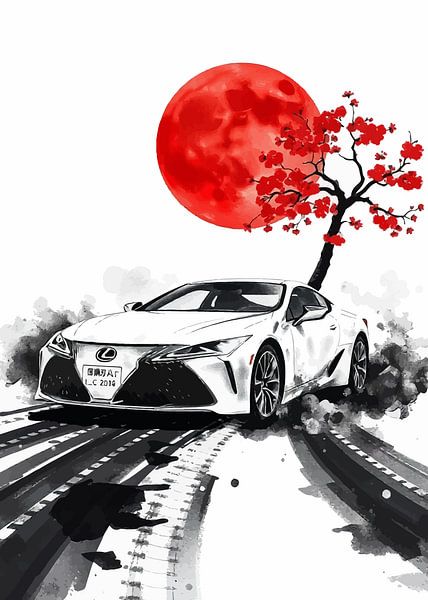 Lexus LC Sumi-e von MIROKKU
