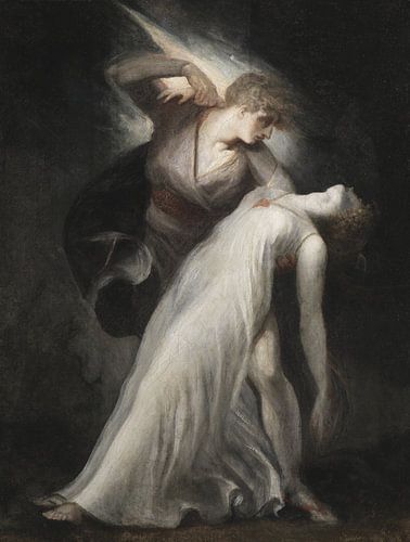 Henry Fuseli. Celadon en Amelia