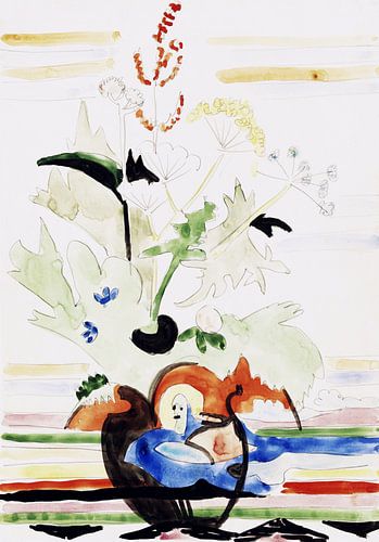 Stilleven met weidebloemen, ERNST LUDWIG KIRCHNER, ca 1930