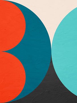 MODERN COLOURFUL GEOMETRIC ABSTRACT ART