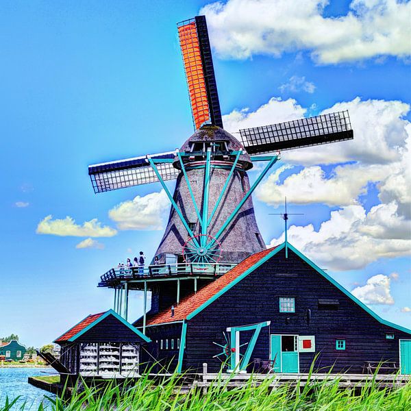 Zaanse Schans Zaandam Netherlands by Hendrik-Jan Kornelis