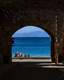 Rhodes Old Town Gate by SappiesPhoto