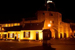 Nachtelijke Vischpoort van Harderwijk