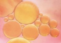 Peach bubbles..