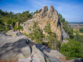 De Duivelsmuur in de Harz – het wapen van Hamburg
