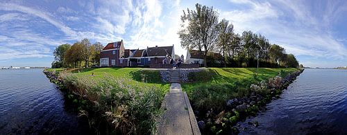 Panoramic view of the village of Oud-Velsen