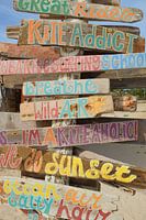 Beach signs