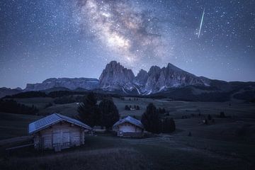 The Milky Way over the Alpe di Siusi by Daniel Gastager