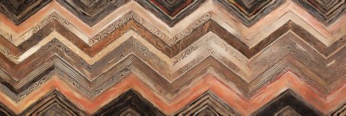 Chevron in Aardetinten