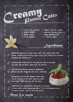 Recette de Dessert - Panna Cotta