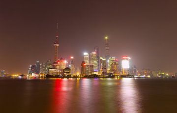Shanghai skyline by Paul Dings