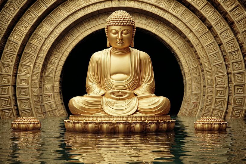 Buddha spiritual by Egon Zitter