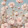 Modern wildflower landscape in spring by FRESH Fine Art