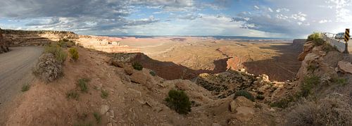 Moki Dugway panoramic view