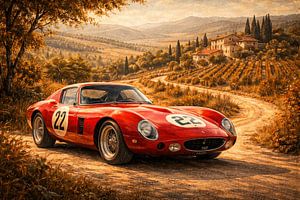 Tuscan Golden Road – Vintage Racing Escape