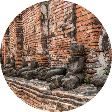 Wat Phra Mahathat, Ayyuthaya (Thailand) van Femke Ketelaar