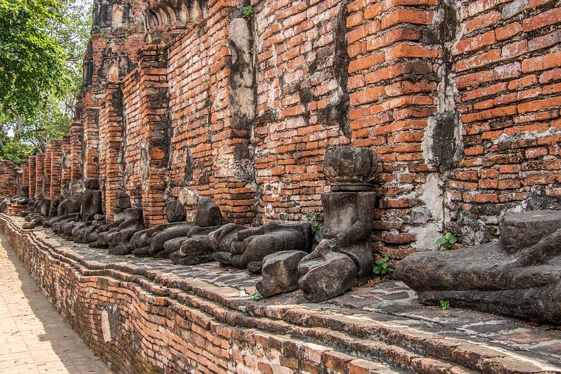 Wat Phra Mahathat, Ayyuthaya (Thailand) van Femke Ketelaar