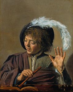 Singender Knabe mit Flöte - Frans Hals