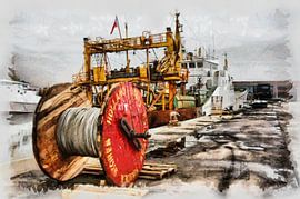 Seehafen IJmuiden von Michel Derksen