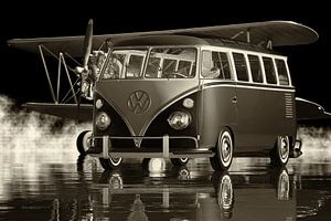Volkswagen Kombi Deluxe de 1963 - Une légende à l'époque des hippies sur Jan Keteleer