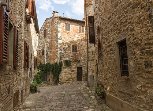 Mittelalterliches Toskana-Dorf Montefioralle