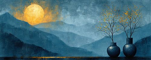 Vases d'ambre crépusculaire