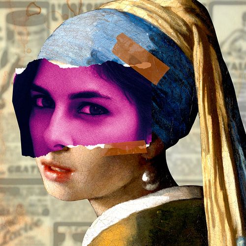 Das Mädchen mit dem Perlenohrring von FRESH Fine Art