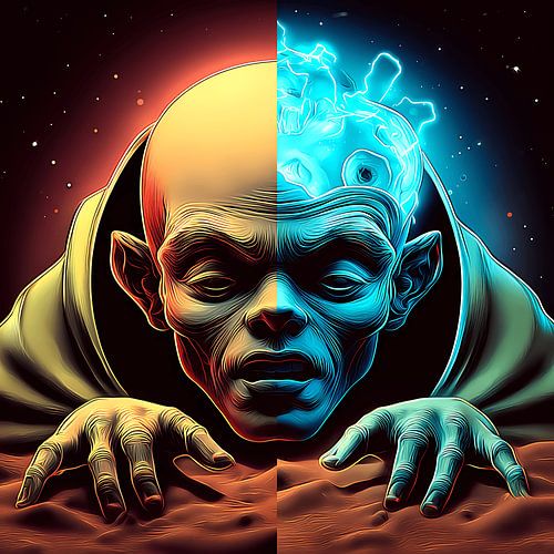 De drempel van de gespleten geest