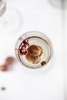 Prosecco met frambozensiroop & rozenwater