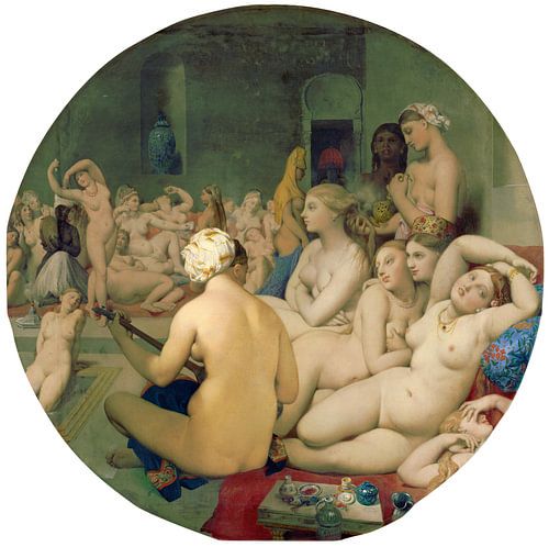 Jean Auguste Dominique Ingres. Het Turkse bad