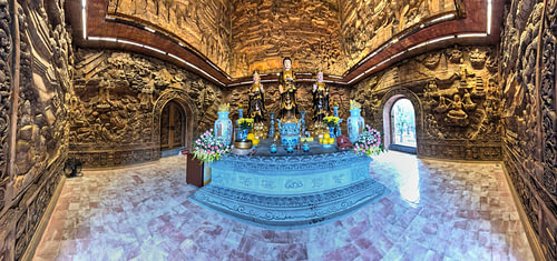 La pagode Thap Tu An à Ninh Binh, au Vietnam sur Hendrik-Jan Kornelis