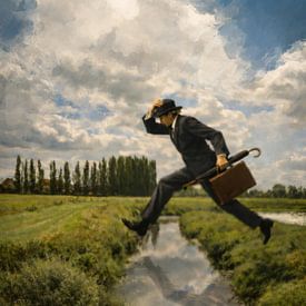 Le saut sur Geert Van Baelen