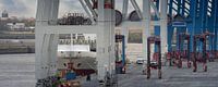 Terminal à conteneurs dans le port de Hambourg par Jonas Weinitschke Aperçu