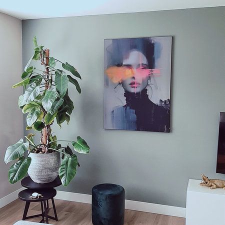 Portrait moderne et abstrait 