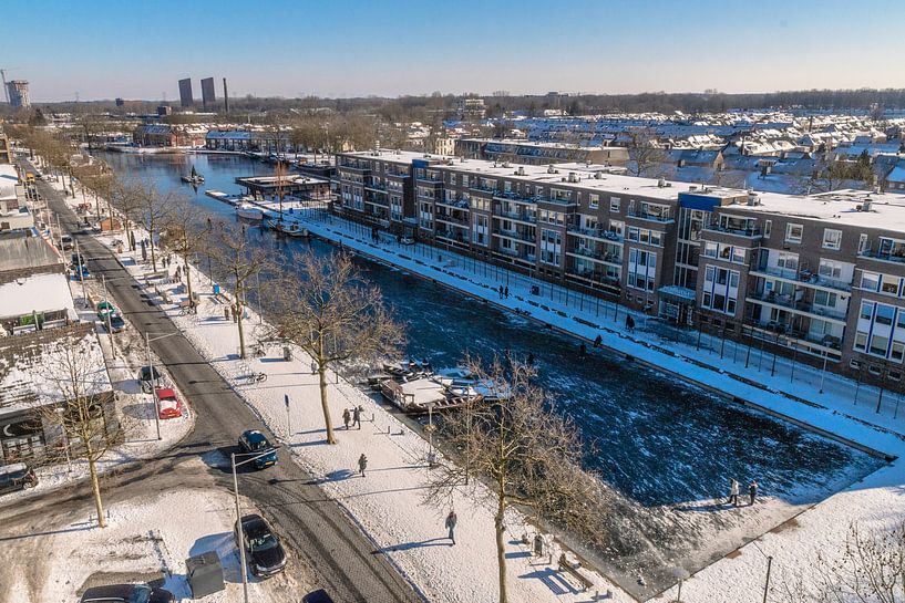 Piushaven in the Snow by Freddie de Roeck