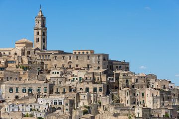 Old houses in the Italian town Matera by iPics Photography