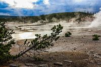 porcelain basin - yellowstone national park