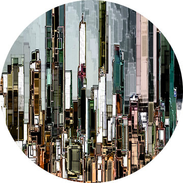 32. City-art, Abstract, stad M. van Alies werk