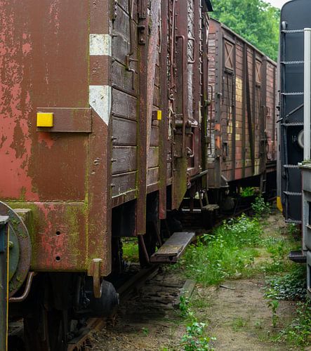 Close-up old trainset