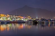Puerto Banús: Marbella's marina at night by Marcel Bil thumbnail