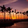 Zonsondergang Hawaii van Tessa Louwerens