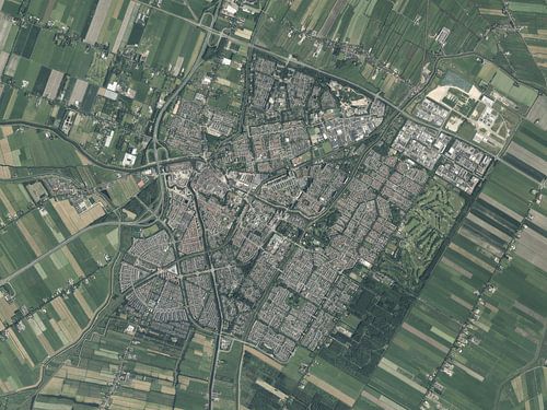 Luchtfoto van Purmerend