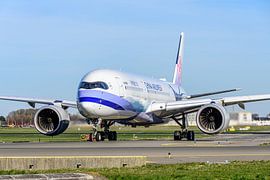 China Airlines Airbus A350-900 (B-18901) kurz vor dem Abflug. von Jaap van den Berg
