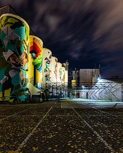 Die Silos am Straßenbahnkai, 's-hertogenbosch von Goos den Biesen