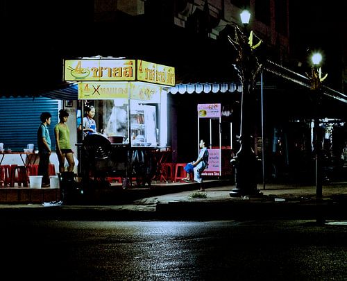 Abend essen in Krabi Thailand 