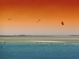 Kitesurfers Terschelling von Jessica Berendsen